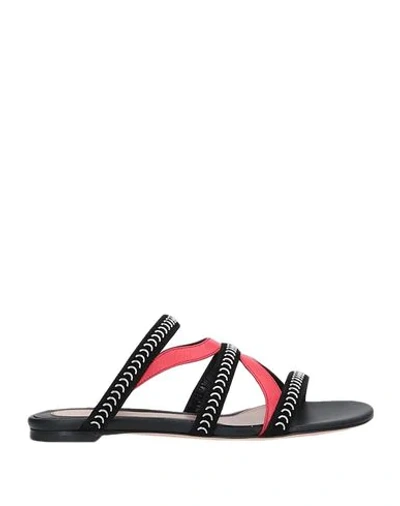 Shop Alexander Mcqueen Woman Sandals Red Size 5 Soft Leather