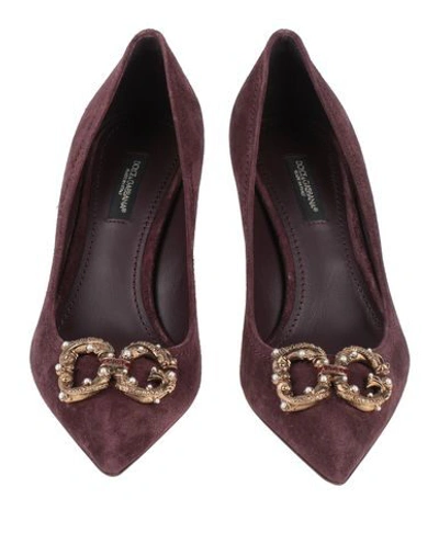 Dolce & Gabbana Pumps In Maroon