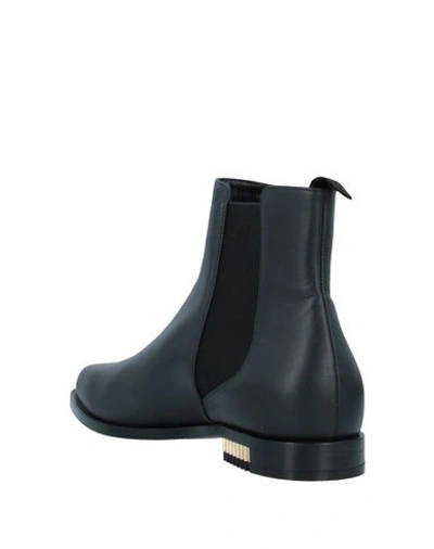 Shop Giorgio Armani Woman Ankle Boots Black Size 5 Calfskin