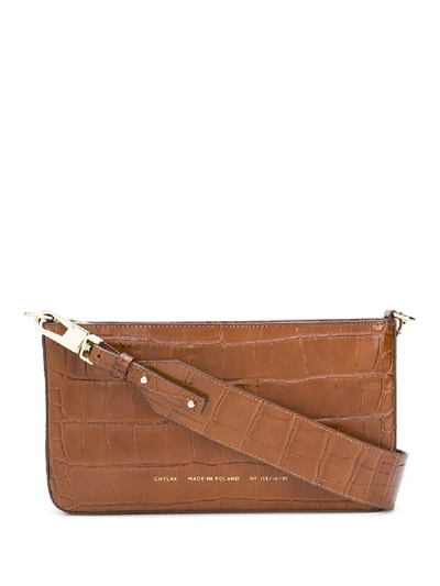 Shop Chylak Underarm Shoulder Bag In Brown