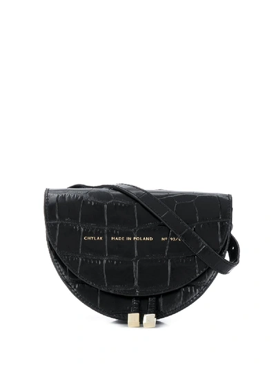 Shop Chylak Mini Saddle Bag In Black