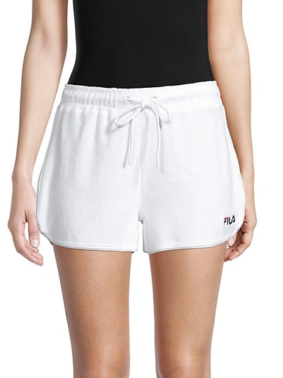 Shop Fila Follie Shorts In White