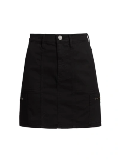 Shop Joie Park Skinny Skirt In Caviar