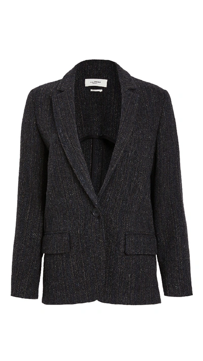 Isabel Marant Etoile Isabel Marant Etoile Black Charly Boyish Blazer ModeSens
