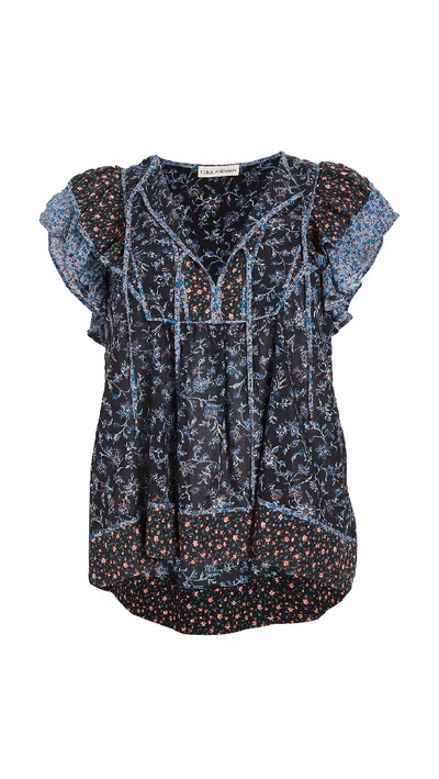 Shop Ulla Johnson Cora Top In Midnight