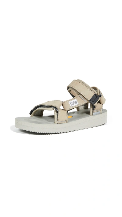 Shop Suicoke Depa-v2nu Sandals In Grey