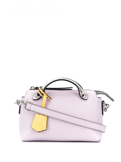 Shop Fendi By The Way Leather Mini Boston Bag In Pink