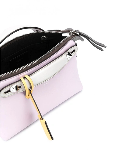 Shop Fendi By The Way Leather Mini Boston Bag In Pink