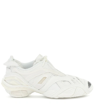 Shop Balenciaga Tyrex Sneakers In White