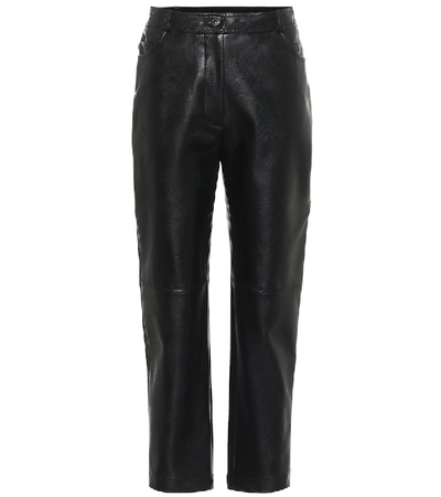 Shop Stella Mccartney Hailey High-rise Faux Leather Pants In Black