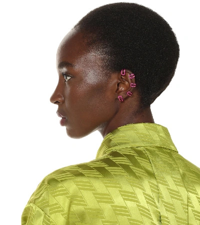 Shop Eéra Eéra Joelle 18kt Gold Single Earring In Pink