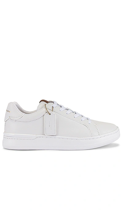 Shop Coach Lowline Luxe Sneaker In White