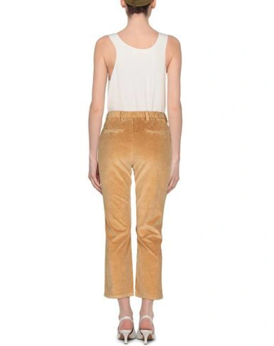 Shop Myths Casual Pants In Camel