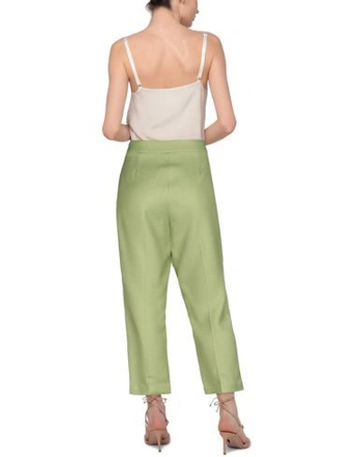 Elisabetta Franchi Cropped Pants In Green