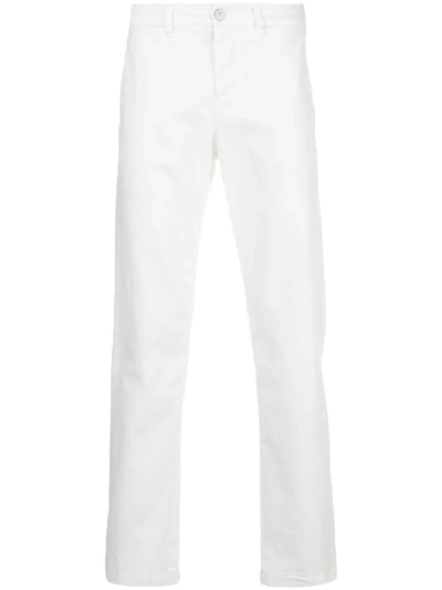 Shop Transit Mid-rise Straight Trousers In White