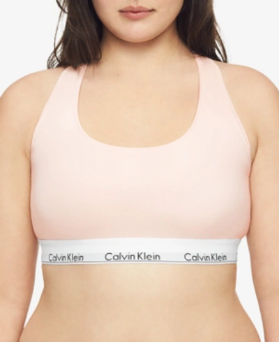 Shop Calvin Klein Plus Size Modern Cotton Unlined Bralette Qf5116