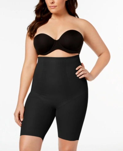 Shop Miraclesuit Women's Extra Firm Tummy-control Shape With An Edge High Waist Thigh Slimmer 2709