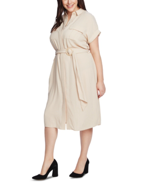 plus size utility shirt dress