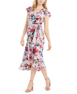 vince wrap front dress