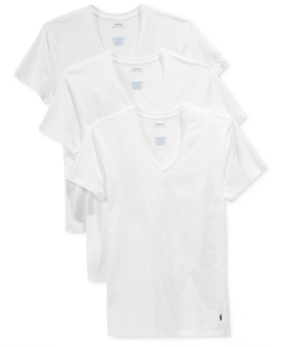 Shop Polo Ralph Lauren Men's 3-pk. Slim Fit Classic T-shirts