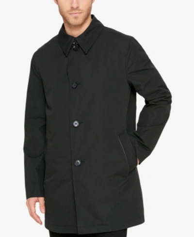 Cole Haan Men S Car Coat With Removable, Cole Haan Mens Black Trench Coat