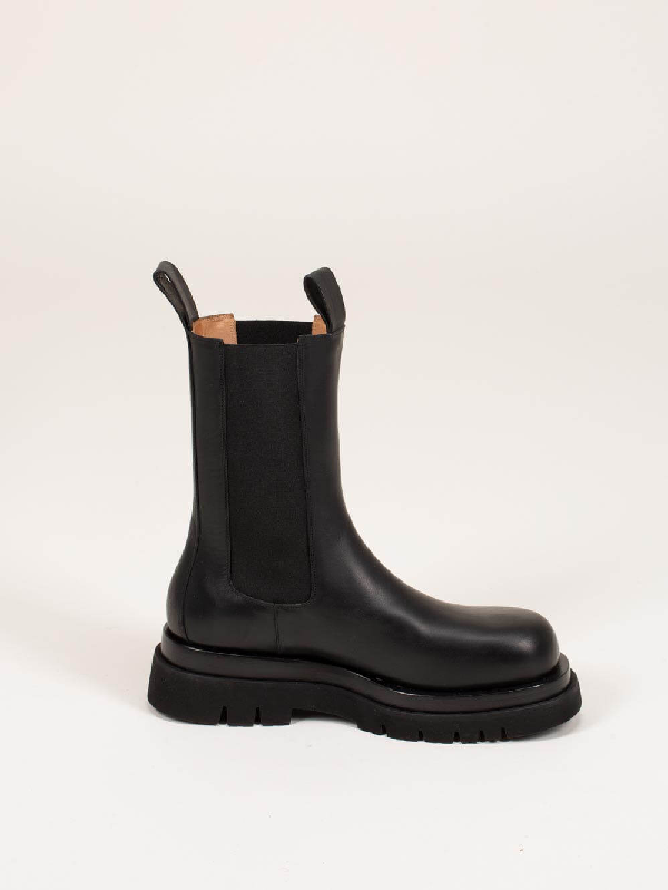 Bottega Veneta Black Bv Lug Chelsea Boots | ModeSens
