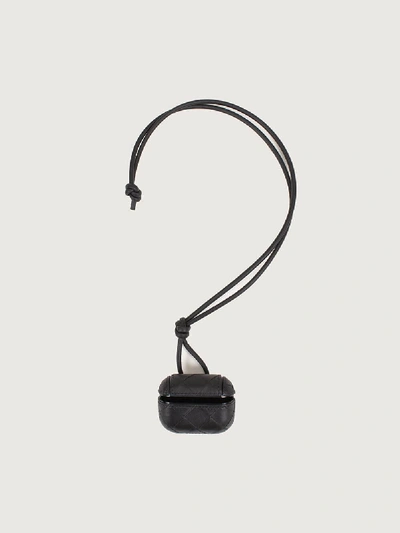 Shop Bottega Veneta Airpod Pro Case In Black