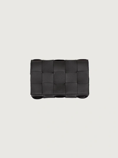 Shop Bottega Veneta Intreccio Bag Nappa Black