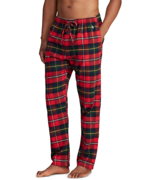 polo ralph lauren men's plaid flannel pajama pants