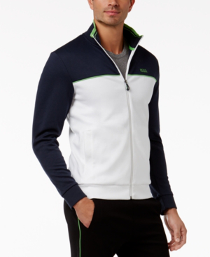 hugo boss zip up sweatshirt