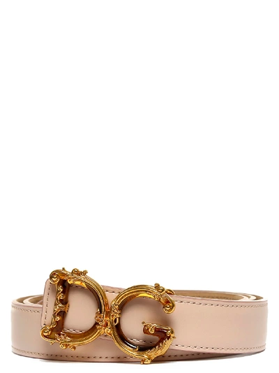 Shop Dolce & Gabbana Belt In Pink