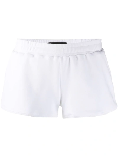 Shop Styland Jersey Mini Shorts In White