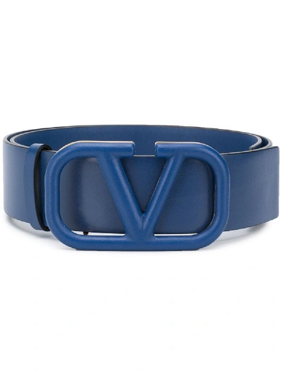 VLOGO LEATHER BELT