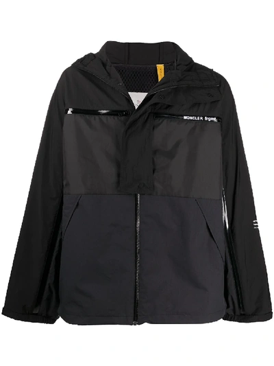 Shop Moncler Warren Hooded Jacket In Black