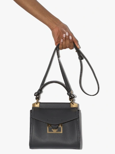 Shop Givenchy Mystic Mini Bag In Grey