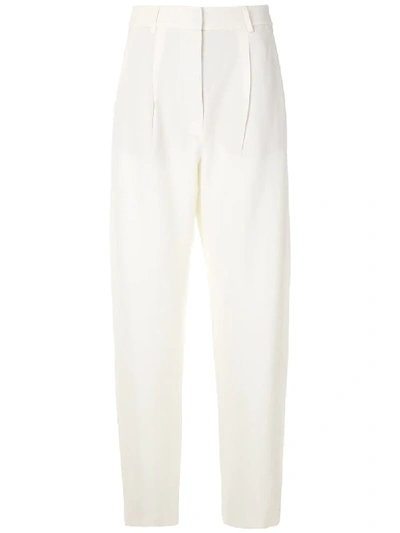 Shop Nk Crepe Phoebe Trousers In White