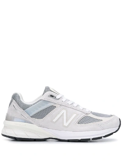 Shop New Balance 990v5 Low-top Sneakers In White