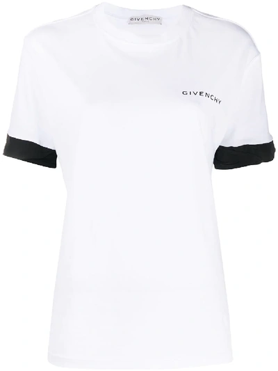 Shop Givenchy Logo-print Relaxed-fit T-shirt In White