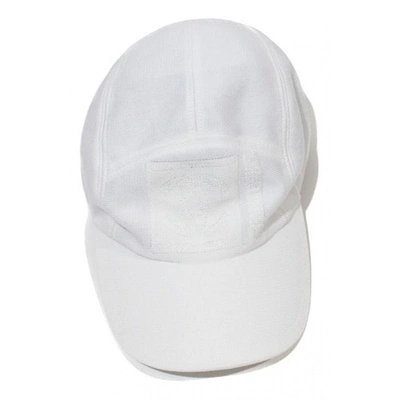 Pre-owned Chanel White Cotton Hat