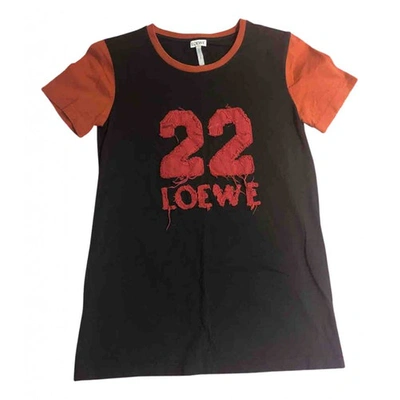 Pre-owned Loewe Black Cotton  Top