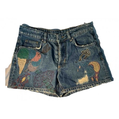 Pre-owned Zadig & Voltaire Blue Denim - Jeans Shorts