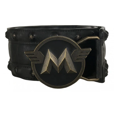 Pre-owned Matchless Leather Belt In Black