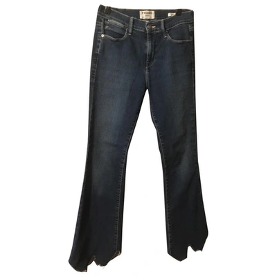 Pre-owned Frame Blue Denim - Jeans Jeans