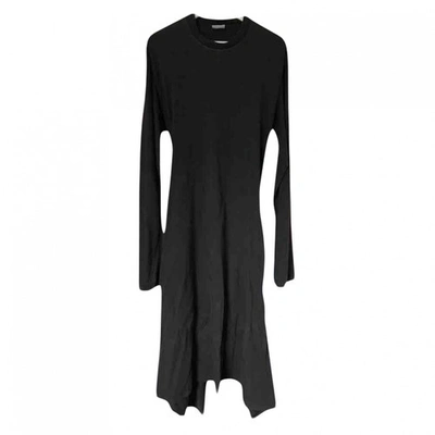 Pre-owned Vetements Mid-length Dress In Black