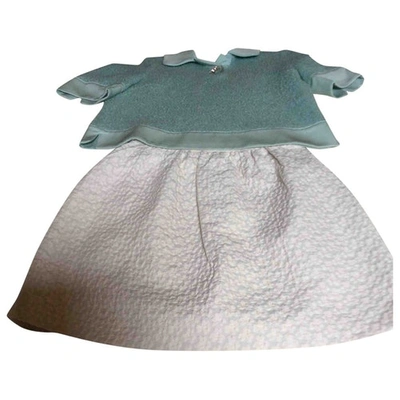 Pre-owned Tara Jarmon Ecru Cotton Dress