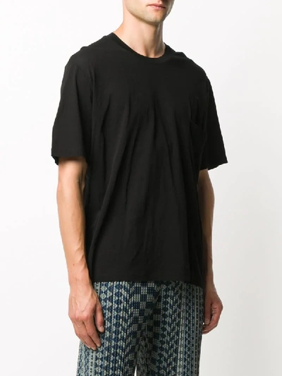 Jil Sander Chest Pocket Relaxed Fit T-shirt In Black