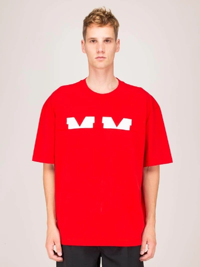 Shop Maison Margiela Mm T-shirt Red