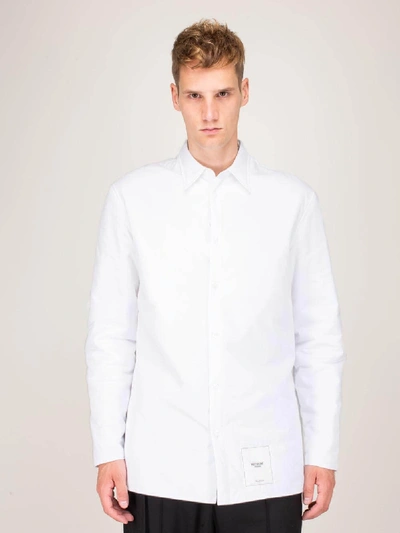 Shop Maison Margiela Padded Shirt White