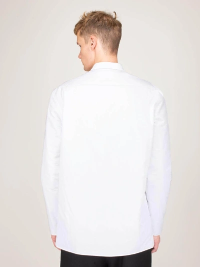 Shop Maison Margiela Padded Shirt White