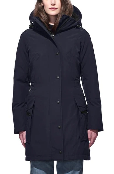 Shop Canada Goose Kinley Insulated Parka In Admiral Blue